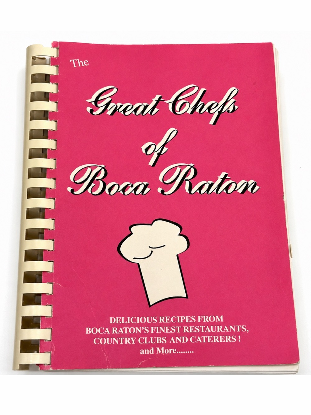 Vintage 1998 Great Chefs Boca Raton Cookbook Bryant Girdler Florida Recipe Book